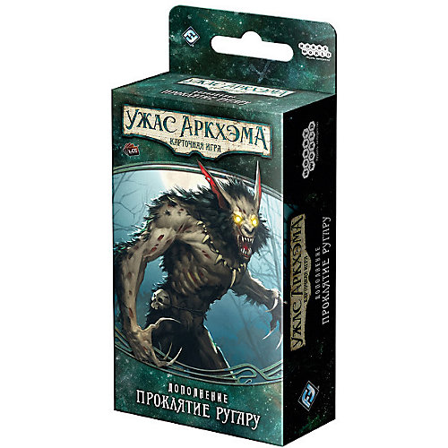 Дополнение к карточной игре Hobby World "Ужас Аркхэма: Проклятие ругару" от Hobby World