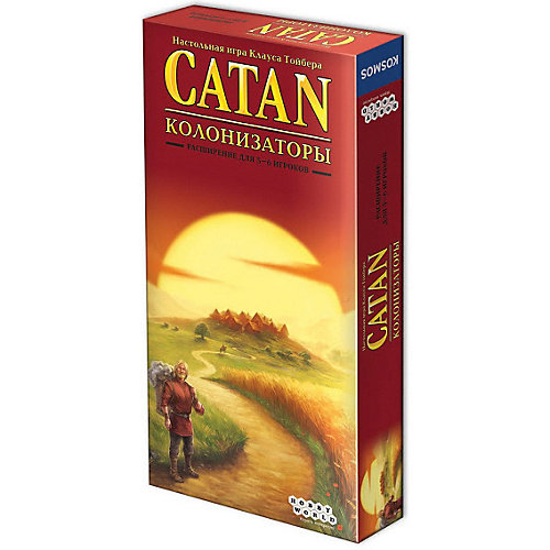 Дополнение для настольной игры Hobby World "Catan. Колонизаторы. Расширение для 5-6 игроков" от Hobby World