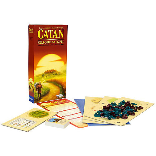 Дополнение для настольной игры Hobby World "Catan. Колонизаторы. Расширение для 5-6 игроков" от Hobby World