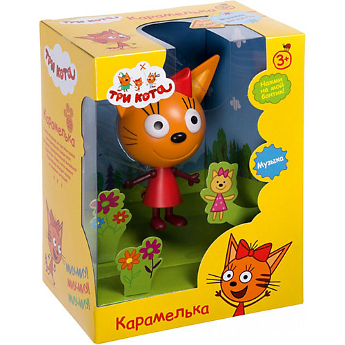 Игровая фигурка 1Toy "Три кота" Карамелька 15 см, со звуком от 1Toy