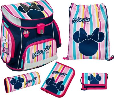 Schulranzenset Campus Fit Pro Minnie Mouse, 6-tlg., lila (Kollektion 2020) 2