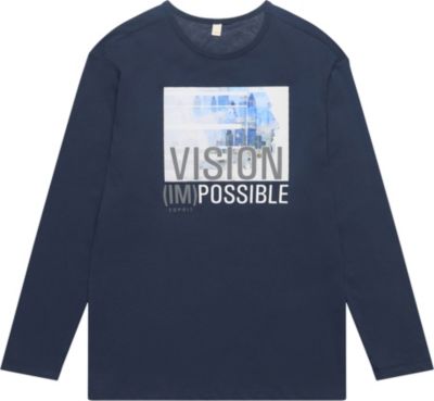 Langarmshirt Vision Impossible dunkelblau Gr. 140/146 Jungen Kinder