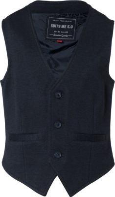 S.Oliver Jungen Weste In Blau - Coole Weste Für Jungs Gr. 134