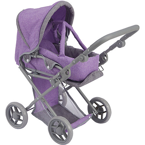 Коляска-трансформер 2-в-1 для кукол Buggy Boom Infinia, сиреневая от Buggy Boom