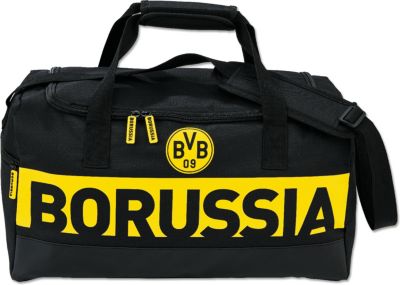 BVB Borussia Dortmund Crest Holdall Sporttasche Reisetasche Fußball Sport Gym 