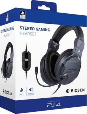 PS4 StereoHeadset V3, titan, bigben myToys