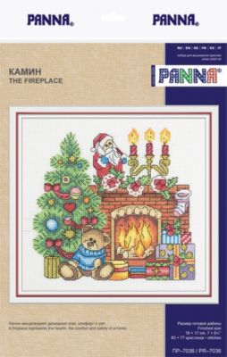 Набор для вышивания Panna "Камин"