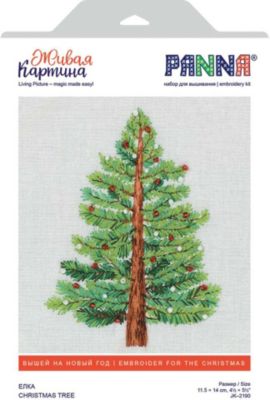 Набор для вышивания Panna "Живая картина: елка"