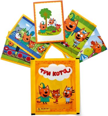 Наклейки Panini Три кота, 5 шт