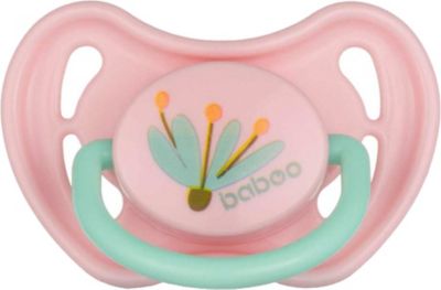 Соска-пустышка силиконовая Baboo Flora с 6 мес