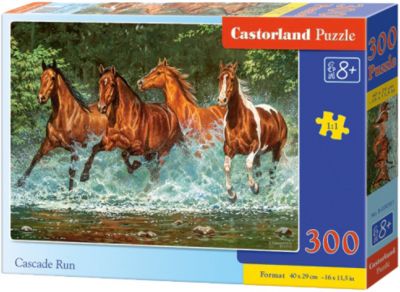 Пазл Castorland "Лошади, бегущие по воде", 300 деталей