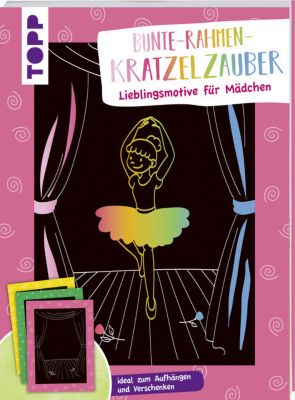 Buch - Bunte-Rahmen-Kratzelzauber: Lieblingsmotive Mdchen Kinder