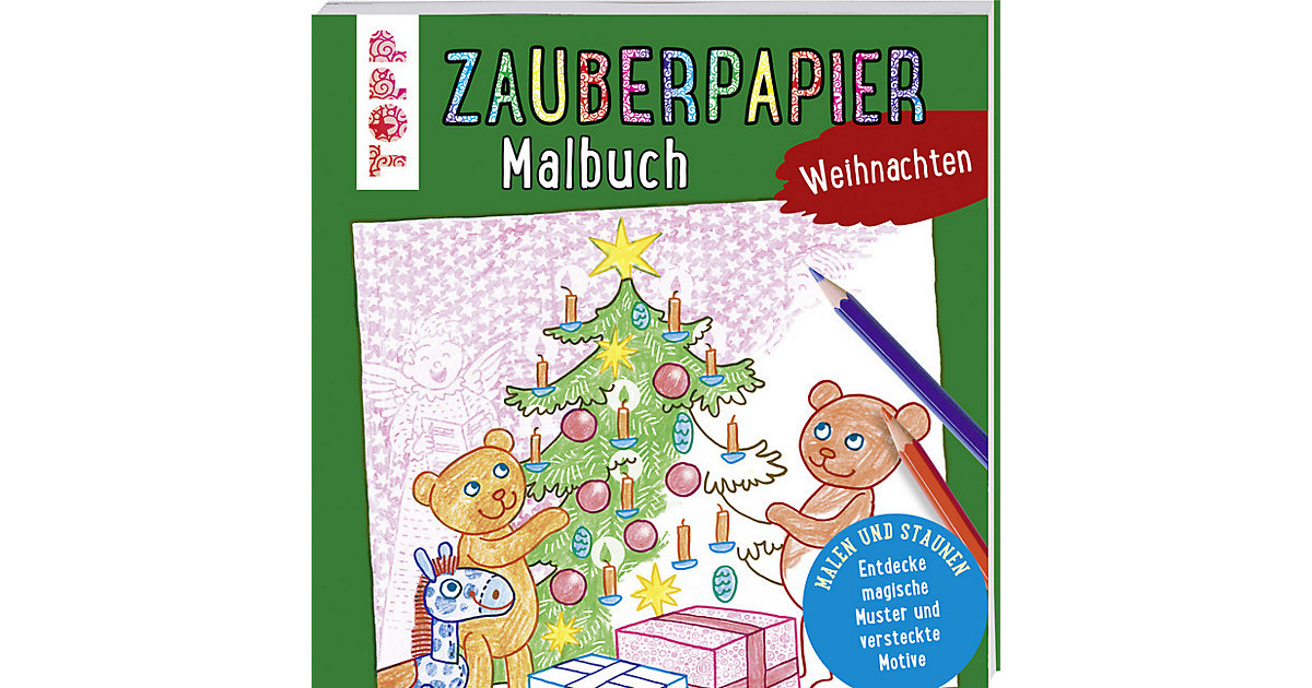 Buch - Zauberpapier Malbuch Weihnachten
