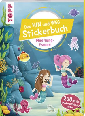 Buch - Das Hin-und-weg-Stickerbuch Meerjungfrauen