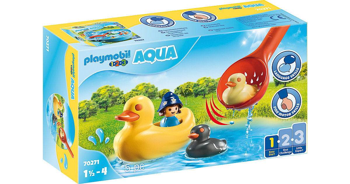 Image of Playmobil 1.2.3 - Duck Family