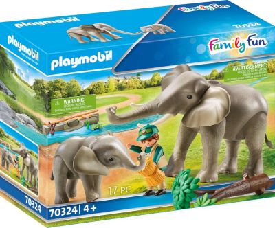 Playmobil Elefanten Im Freigehege Playmobil Family Fun Mytoys