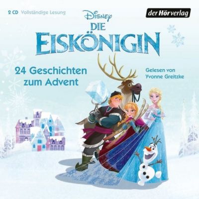 Die Eiskönigin: 24 Geschichten zum Advent, 2 Audio-CD Hörbuch