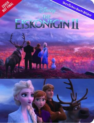 Disney Die Eiskönigin 2: Verrückte Suchbilder: Wimmelbuch mit tollen Lernspielen und Aufgaben