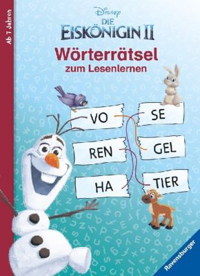 Disney Die Eiskönigin 2: Wörterrätsel zum Lesenlernen