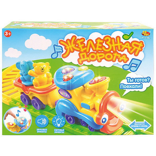 Железная дорога Abtoys для малышей, с музыкой и светом от ABtoys