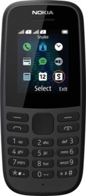 Nokia 105 (2019), Dual-Sim, black schwarz