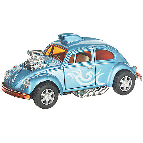 Коллекционная машинка Serinity Toys Volkswagen Beetle гоночная раскрашенный, голубая от Serinity Toys