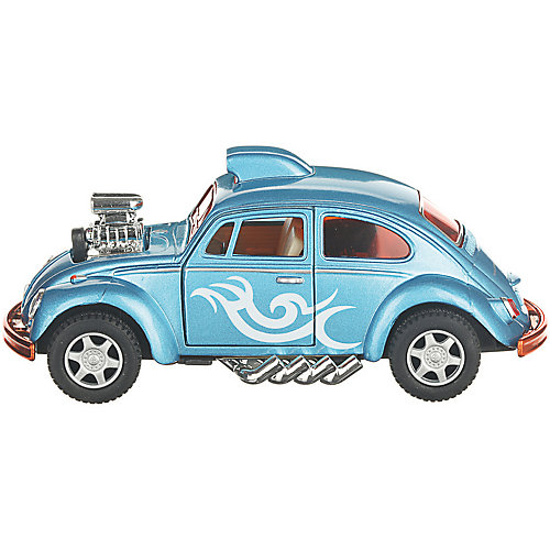Коллекционная машинка Serinity Toys Volkswagen Beetle гоночная раскрашенный, голубая от Serinity Toys