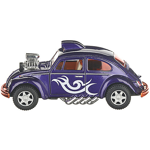 Коллекционная машинка Serinity Toys Volkswagen Beetle гоночная раскрашенный, фиолетовая от Serinity Toys