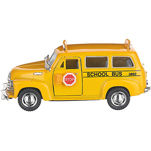 Коллекционная машинка Serinity Toys Школьный Chevrolet, жёлтая от Serinity Toys