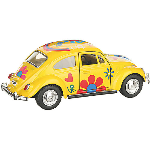 Коллекционная машинка Serinity Toys Volkswagen Beetle Classical раскрашенный, жёлтая от Serinity Toys