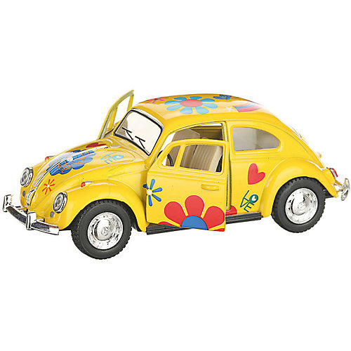 Коллекционная машинка Serinity Toys Volkswagen Beetle Classical раскрашенный, жёлтая от Serinity Toys