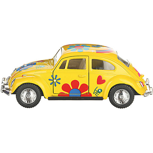 Коллекционная машинка Serinity Toys Volkswagen Beetle Classical раскрашенный, жёлтая от Serinity Toys