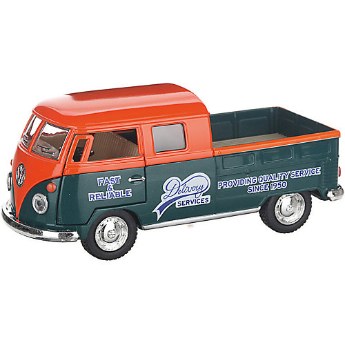 Коллекционная машинка Serinity Toys 1963 Volkswagen Пикап, оранжево-зелёная от Serinity Toys