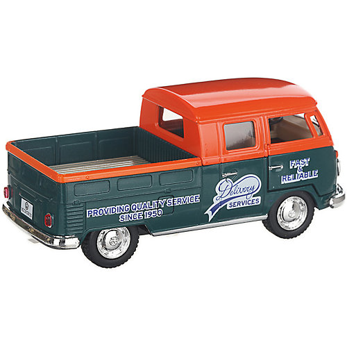 Коллекционная машинка Serinity Toys 1963 Volkswagen Пикап, оранжево-зелёная от Serinity Toys