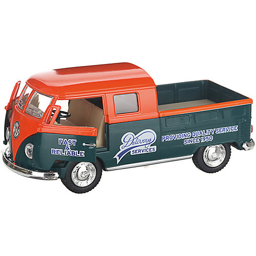 Коллекционная машинка Serinity Toys 1963 Volkswagen Пикап, оранжево-зелёная от Serinity Toys