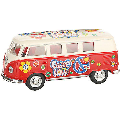Коллекционная машинка Serinity Toys 1962 Volkswagen Classical Bus, бежево-красный от Serinity Toys