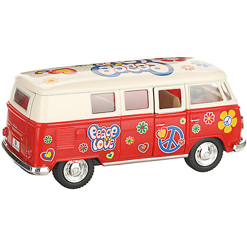 Коллекционная машинка Serinity Toys 1962 Volkswagen Classical Bus, бежево-красный от Serinity Toys