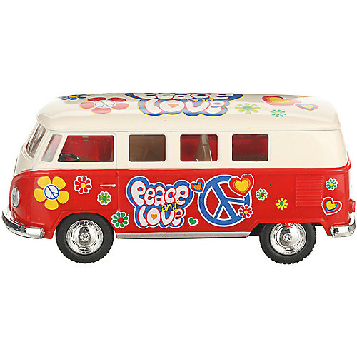 Коллекционная машинка Serinity Toys 1962 Volkswagen Classical Bus, бежево-красный от Serinity Toys