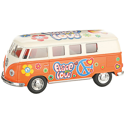Коллекционная машинка Serinity Toys 1962 Volkswagen Classical Bus, бежево-оранжевый от Serinity Toys