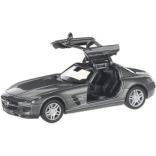 Коллекционная машинка Serinity Toys Merсedes-Benz SLS AMG, чёрная от Serinity Toys
