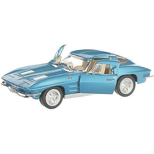 Коллекционная машинка Serinity Toys 1963 Chevrolet Corvette Sting Ray, голубая от Serinity Toys