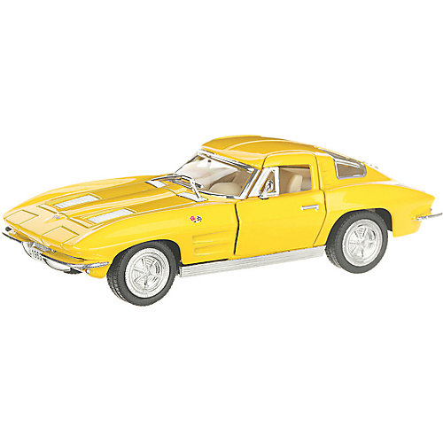 Коллекционная машинка Serinity Toys 1963 Chevrolet Corvette Sting Ray, жёлтая от Serinity Toys