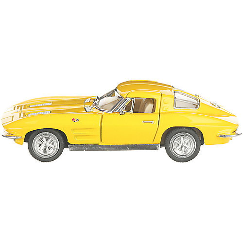 Коллекционная машинка Serinity Toys 1963 Chevrolet Corvette Sting Ray, жёлтая от Serinity Toys