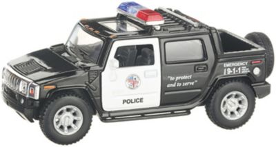 Коллекционная машинка Serinity Toys Hummer Н2 Полиция, чёрная