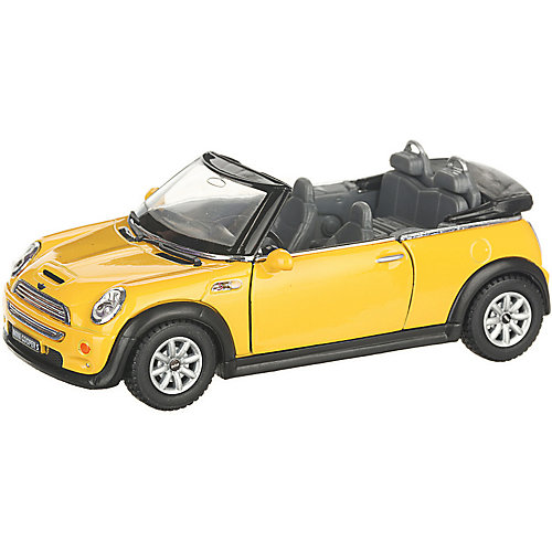 Коллекционная машинка Serinity Toys Mini Cooper С кабриолет, жёлтая от Serinity Toys