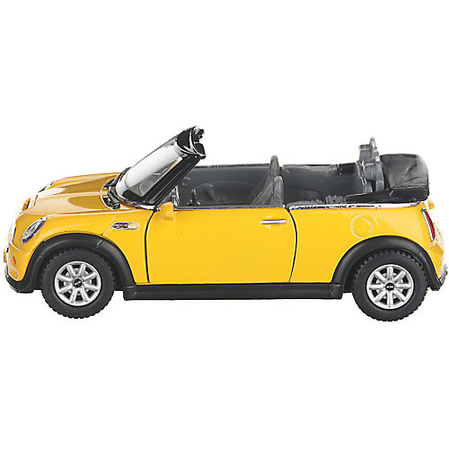 Коллекционная машинка Serinity Toys Mini Cooper С кабриолет, жёлтая от Serinity Toys