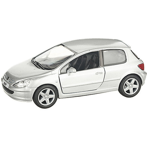 Коллекционная машинка Serinity Toys Peugeot 307, серебристая от Serinity Toys