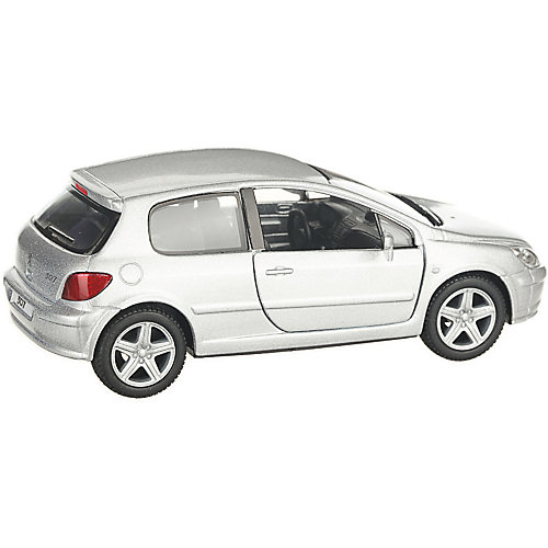 Коллекционная машинка Serinity Toys Peugeot 307, серебристая от Serinity Toys
