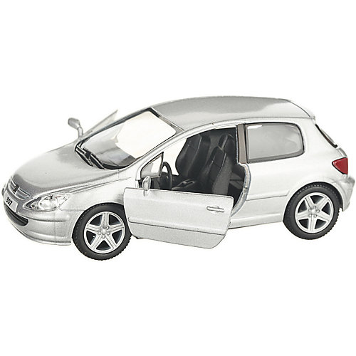 Коллекционная машинка Serinity Toys Peugeot 307, серебристая от Serinity Toys