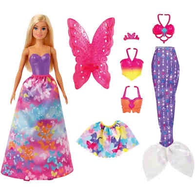 Barbie® Dreamtopia 3-in1-Fantasie Spielset mit Puppe (blond)